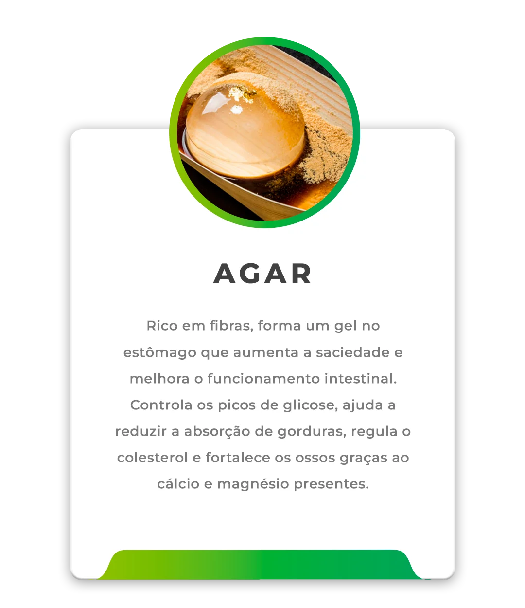 Ingrediente Agar no Slimchá