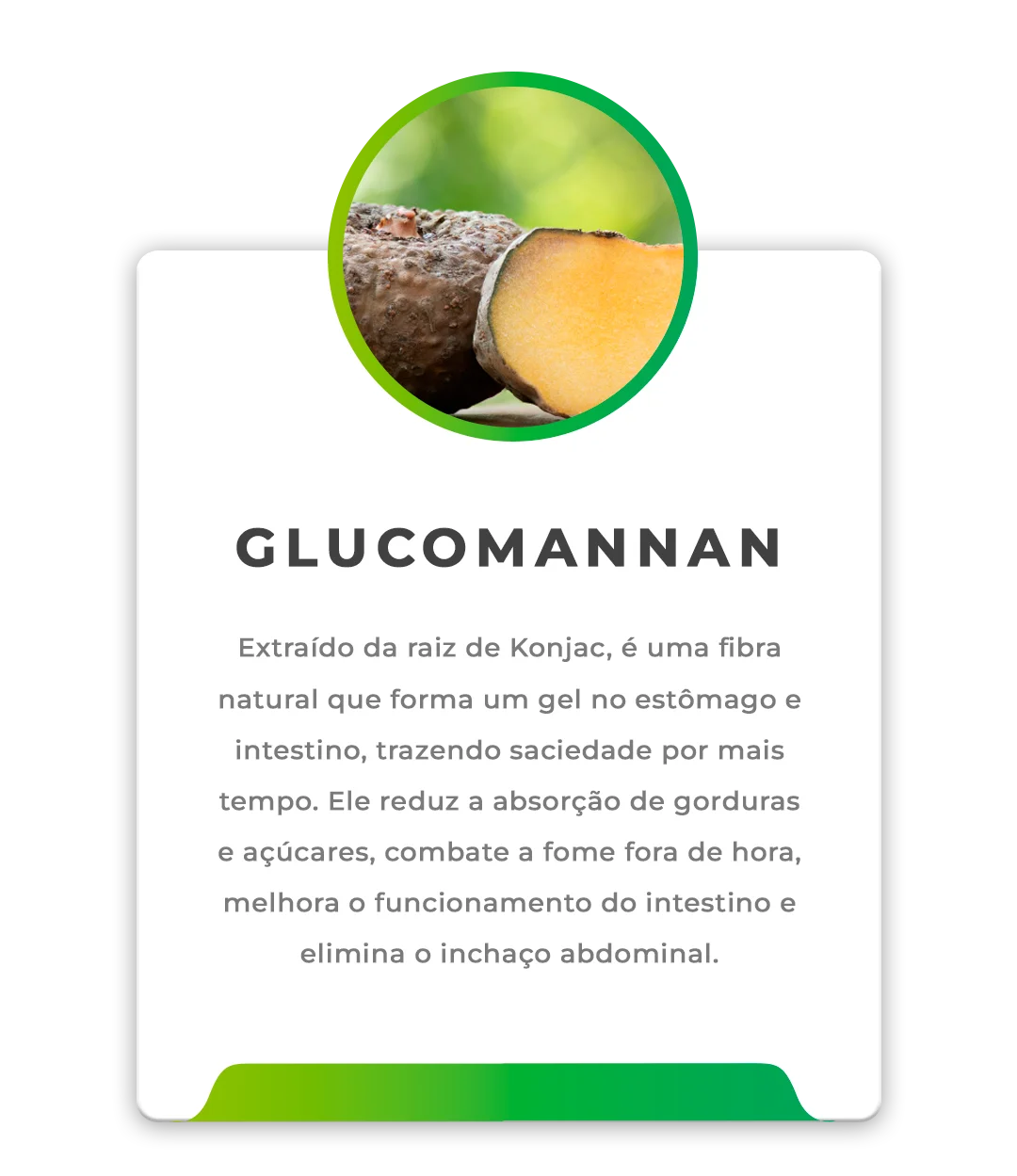 Ingrediente Glucomannan no Slimchá
