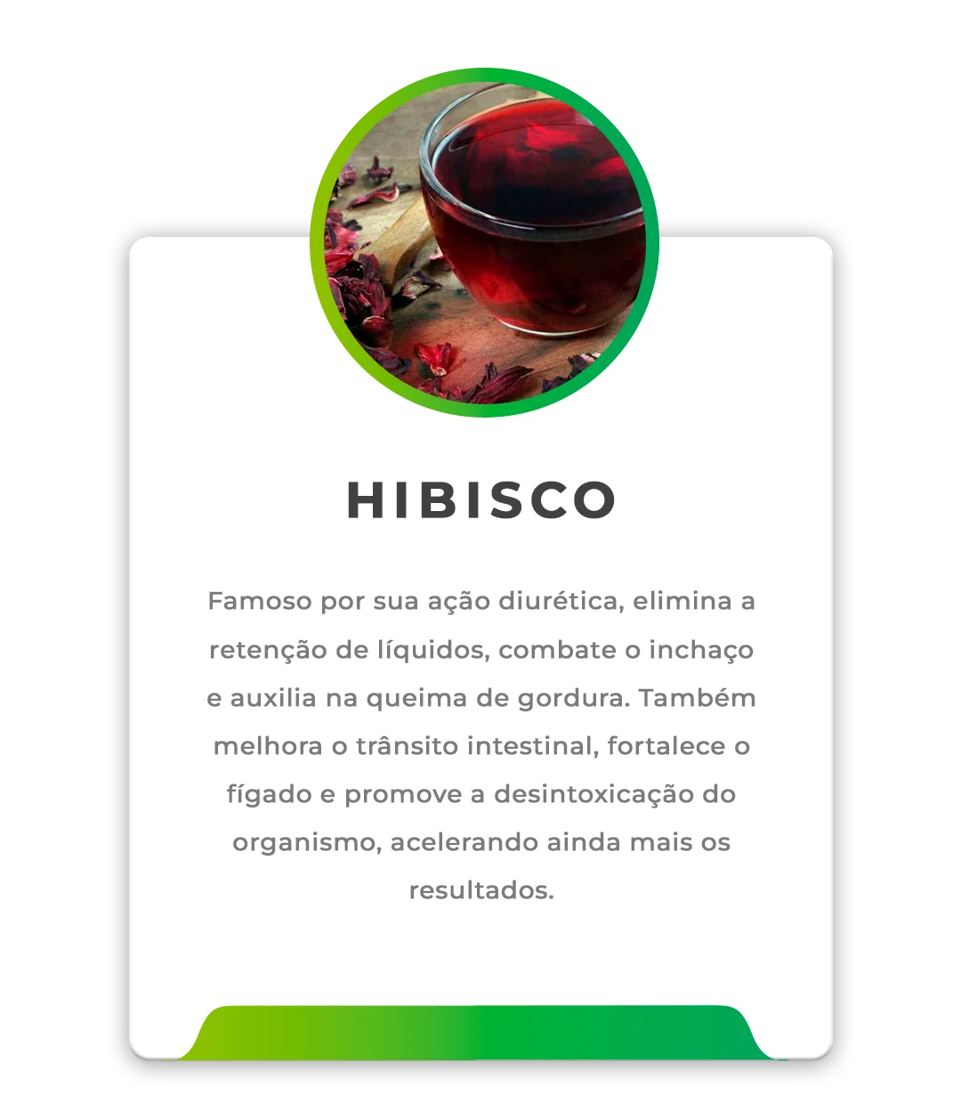 Ingrediente Hibisco no Slimchá