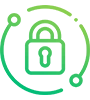Ícone dados financeiros seguros